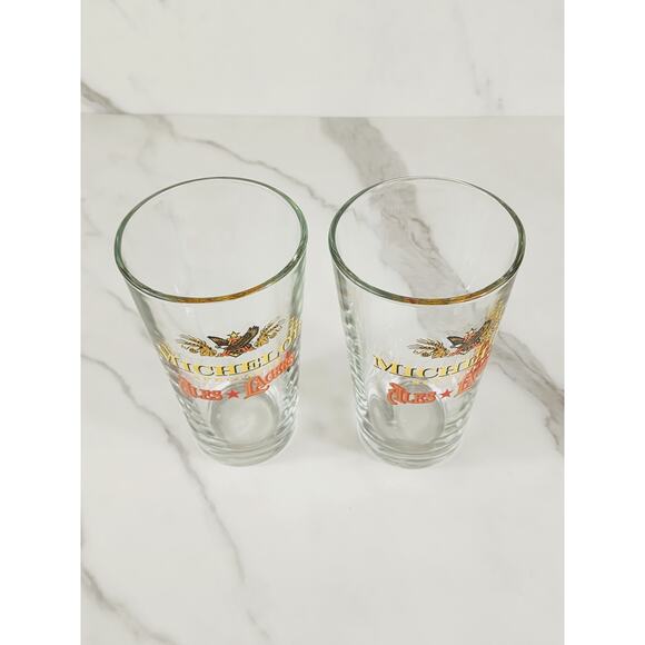 Michelob Beer Pint Clear Glass 16oz Specialty Ales Lagers Drinkware 5 1/2" x2 - Picture 8 of 12